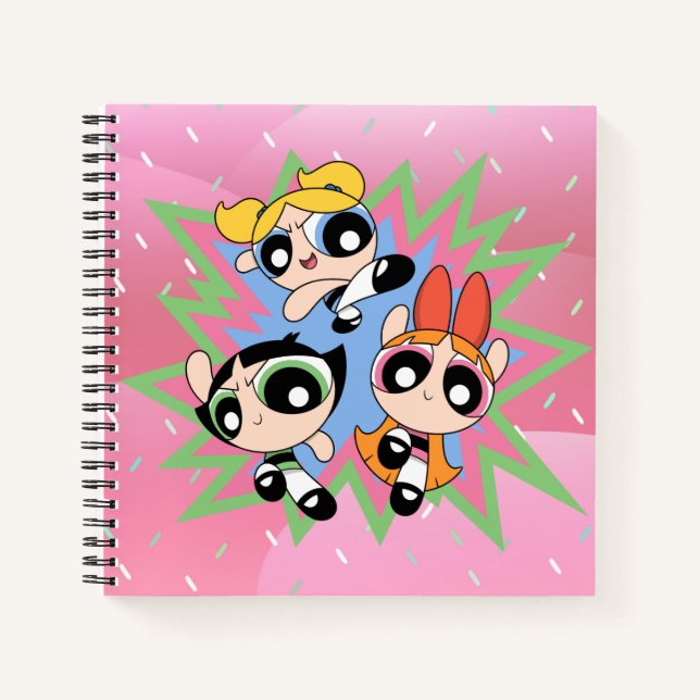 Cuaderno Factor de potencia de los Chicas Powerpuff (Anverso)