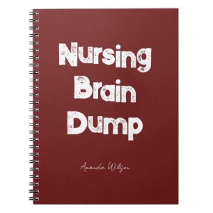 Cuaderno Facultad de estudiante de enfermería estudio minim