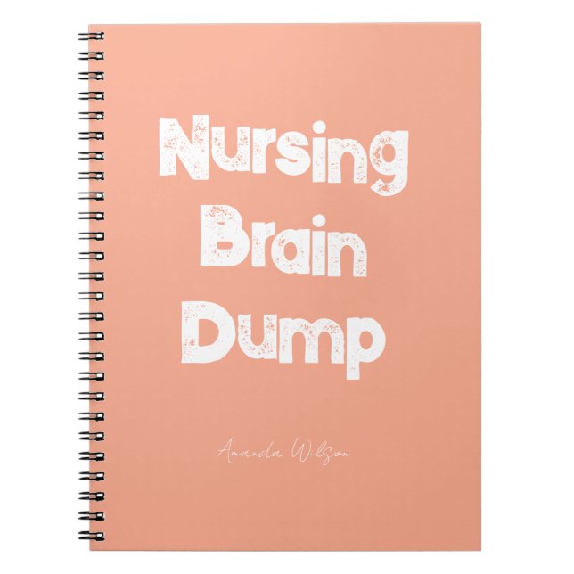Cuaderno Facultad de estudiante de enfermería estudio minim (Frente)