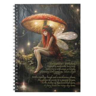 Cuaderno Faerie Debajo Del Sambre En La Lluvia