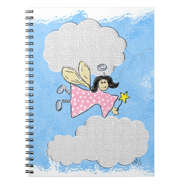 Cuaderno Fairy Angel Hand Drawn (Frente)