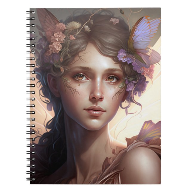 Cuaderno Fairy Lady Fantasy Art (Frente)
