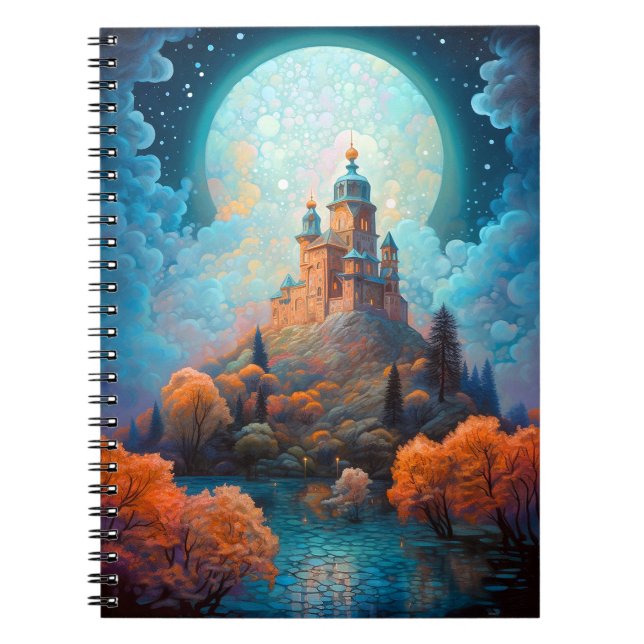 Cuaderno Fairy Tale Castle Fantasy Art (Frente)