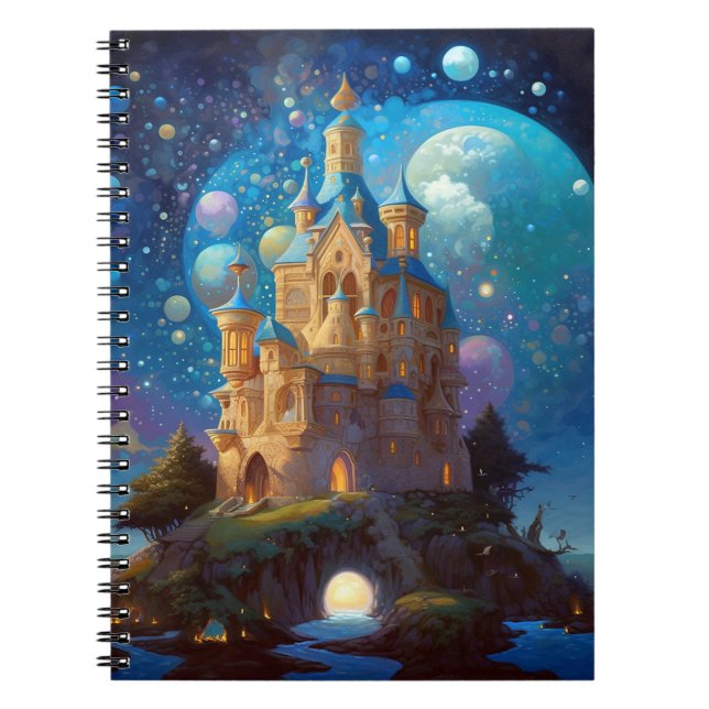 Cuaderno Fairy Tale Castle Fantasy Art (Frente)
