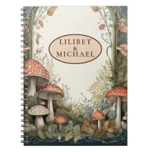 Cuaderno FAIRYCORE Mushrooms Goblincore Personalizados Rega