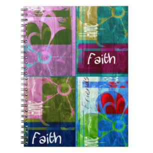 Cuaderno Faith, Hope, Friends Journal