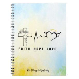 Cuaderno Faith Hope Love