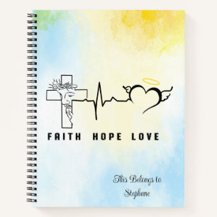 Cuaderno Faith Hope Love
