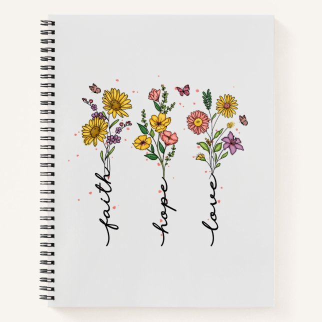 Cuaderno Faith-Hope-Love (Anverso)