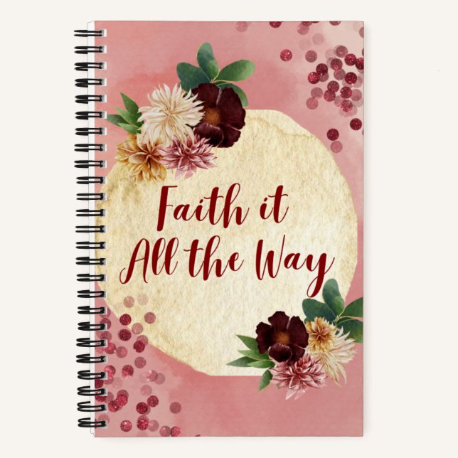 Cuaderno Faith It All Way (Anverso)