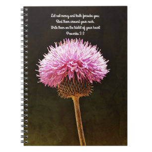 Cuaderno Faith Mercy Truth Bíblica Verse Prayer