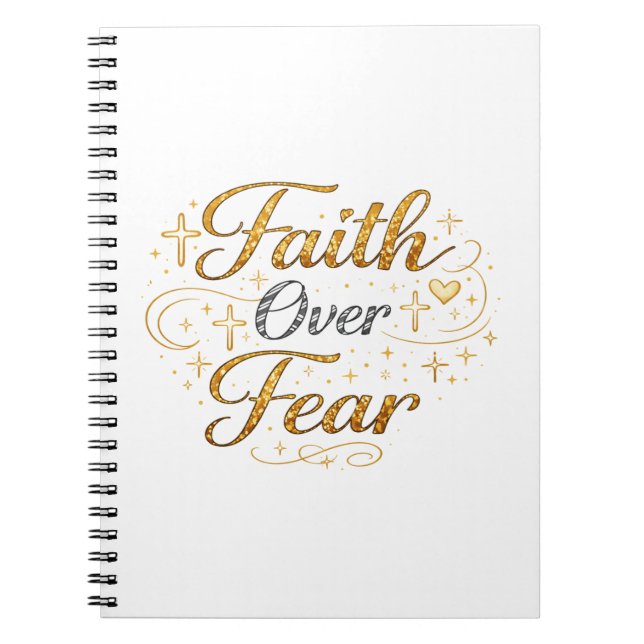 Cuaderno Faith over fear (Frente)