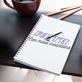 Cuaderno Faith puede mover el bloc de notas cristiano de la