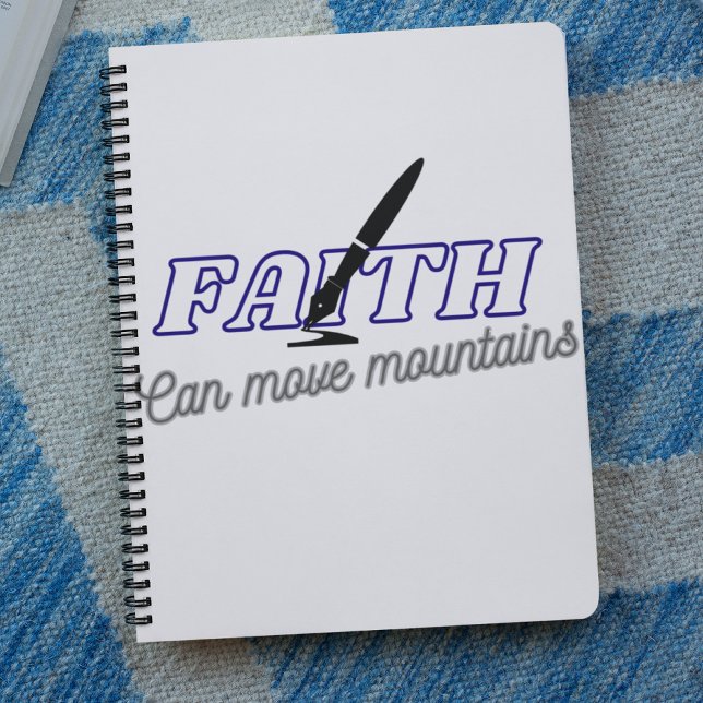 Cuaderno Faith puede mover el bloc de notas cristiano de la (Subido por el creador)
