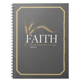 Cuaderno "Faith" Statement Journal - Minimalist Typography