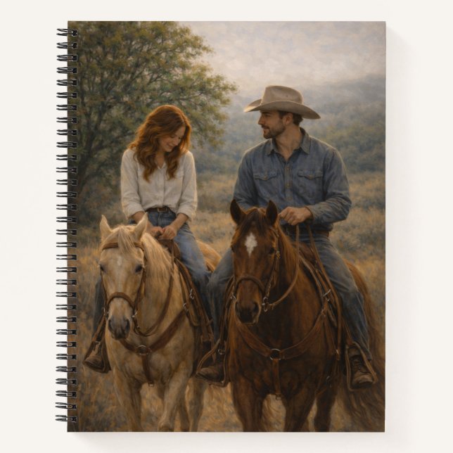 Cuaderno Falling in Stride | Western Horse Art | Notebook (Anverso)