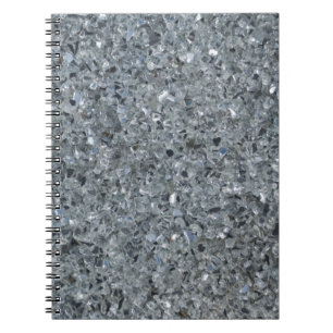 Cuaderno Falso vidrio gris de la chispa