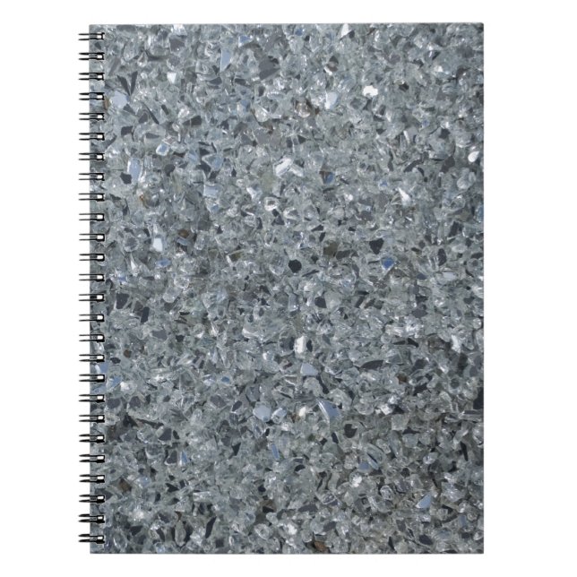 Cuaderno Falso vidrio gris de la chispa (Frente)