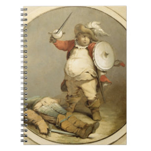 Cuaderno Falstaff con el cuerpo de Hotspur, c.1786 (aceite