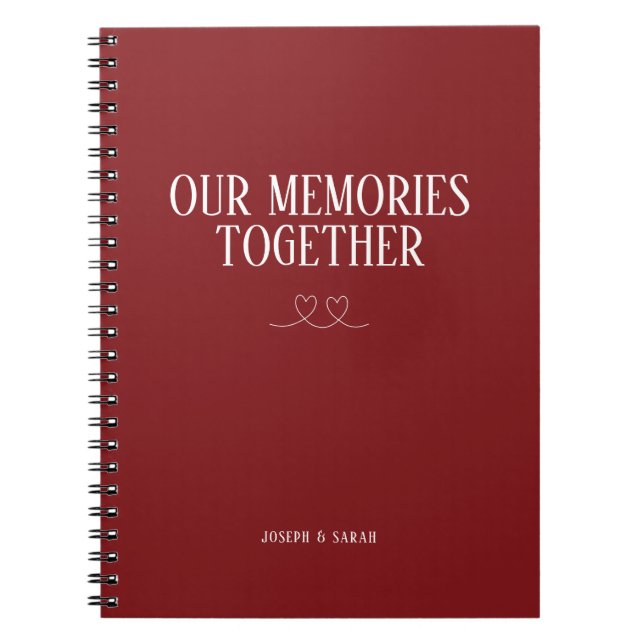 Cuaderno Falu Red Our Recuerdos Juntos (Frente)