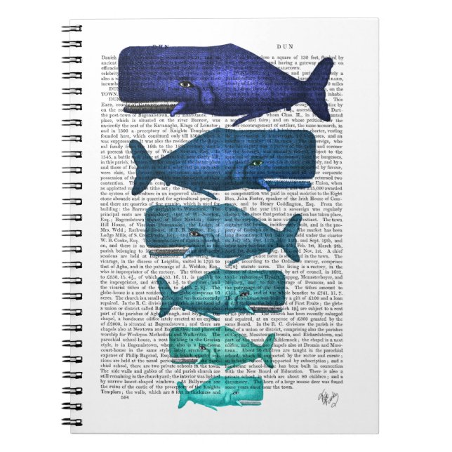 Cuaderno Familia ballena azul (Frente)