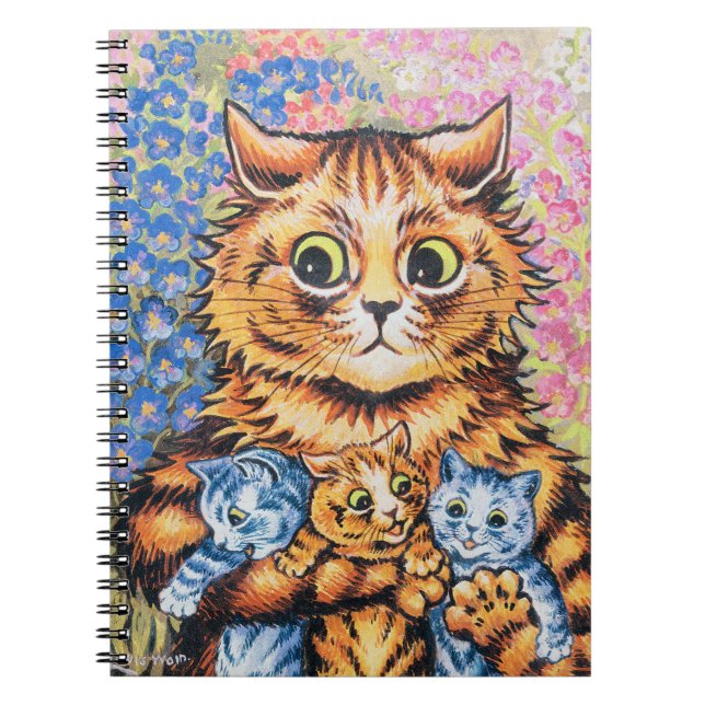 Cuaderno Familia Cat | Louis Wain | (Frente)