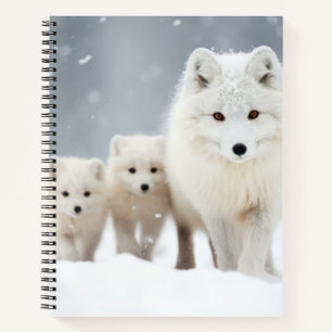 Cuaderno Familia de animales de Fox se deshace de la natura