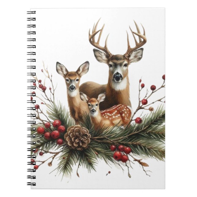 Cuaderno Familia de ciervos  (Frente)