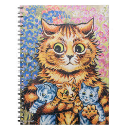 Cuaderno Familia de Gatos | Louis Wain |