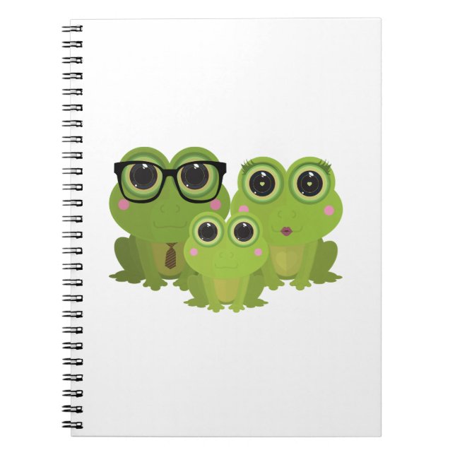 Cuaderno Familia de ranas (Frente)