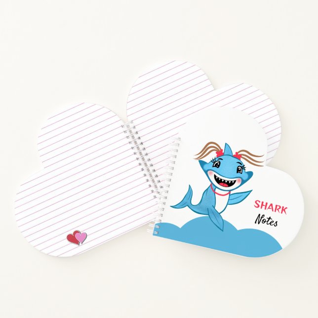 Cuaderno Familia de Tiburones Felices (Interior)