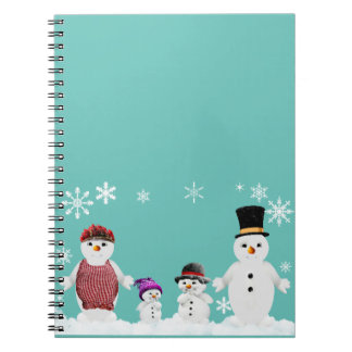 Cuaderno familia snowman