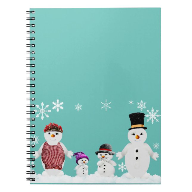 Cuaderno familia snowman (Frente)