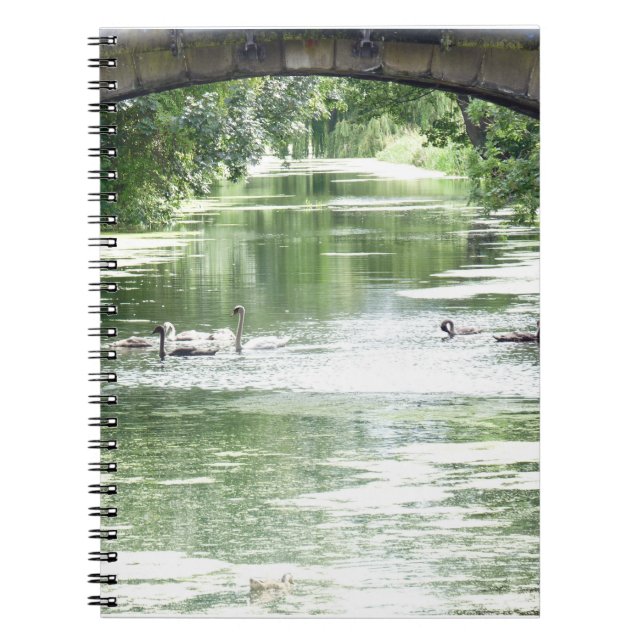 Cuaderno Familia Swan en el río (Frente)