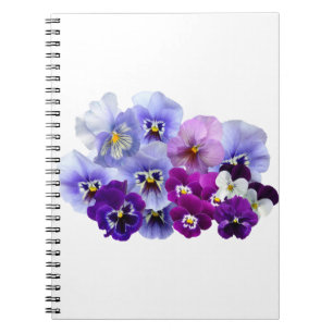Cuaderno Familia Violeta De Flor Violeta Aislada De Pansy.