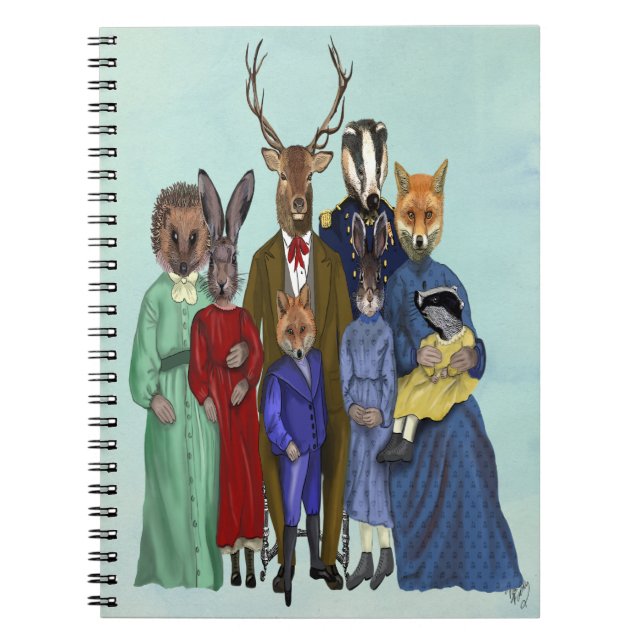 Cuaderno Familia Woodland (Frente)