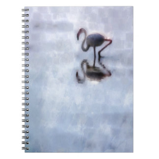 Cuaderno Famingo Camina En Agua Heather