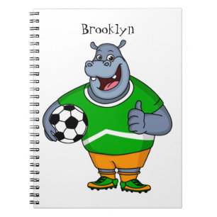 Cuaderno Famoso ilustracion de personalizado de futbolista 