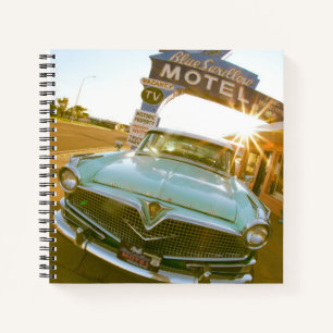Cuaderno Famoso motel Blue Swallow en la Ruta 66