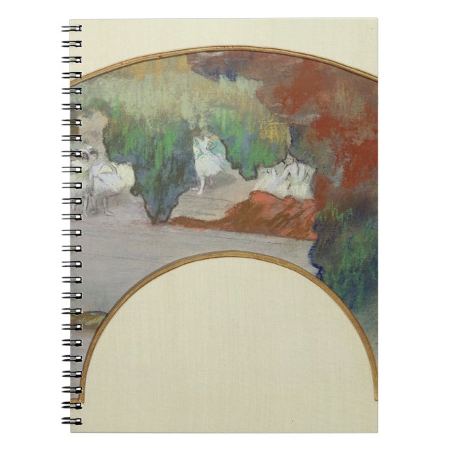 Cuaderno Fan de Edgar Degas el |, c.1879 (Frente)