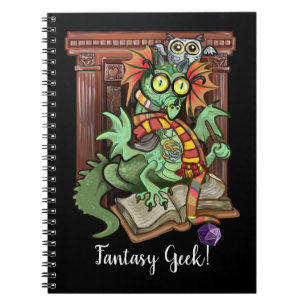 Cuaderno Fan Dragon "Fantasy Geek"