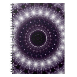 Cuaderno Fancy Delicate Black & White Round Lace