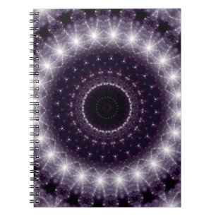 Cuaderno Fancy Delicate Black & White Round Lace