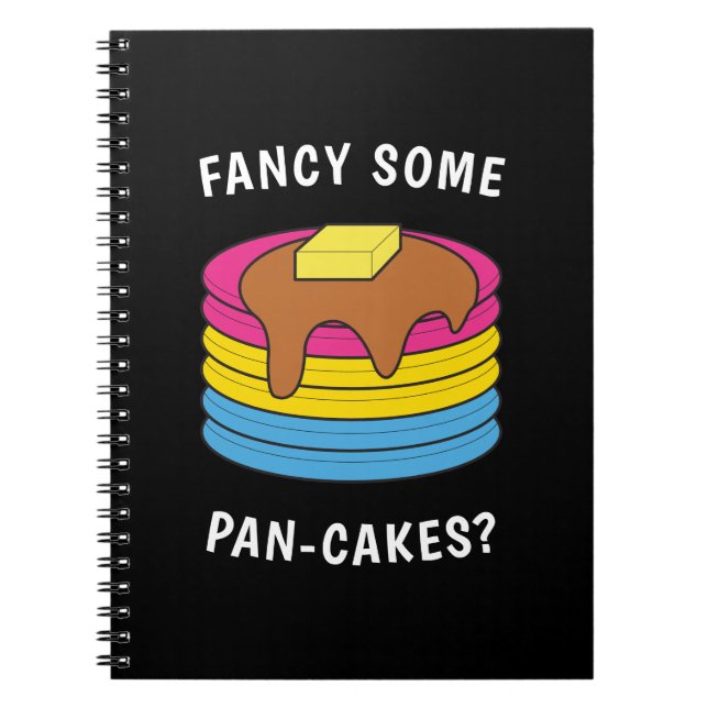 Cuaderno Fancy Some Pan-cakes Funny LGBTQ Pansexual Pride O (Frente)