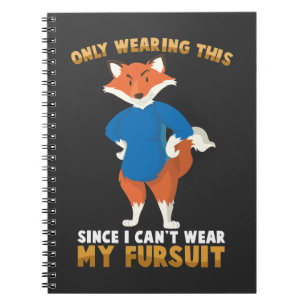 Cuaderno Fandom Furry Fursuit Cute Fox Cosplay