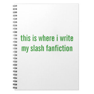Cuaderno fanfiction de la raya vertical