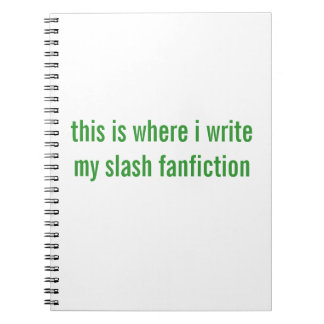 Cuaderno fanfiction de la raya vertical