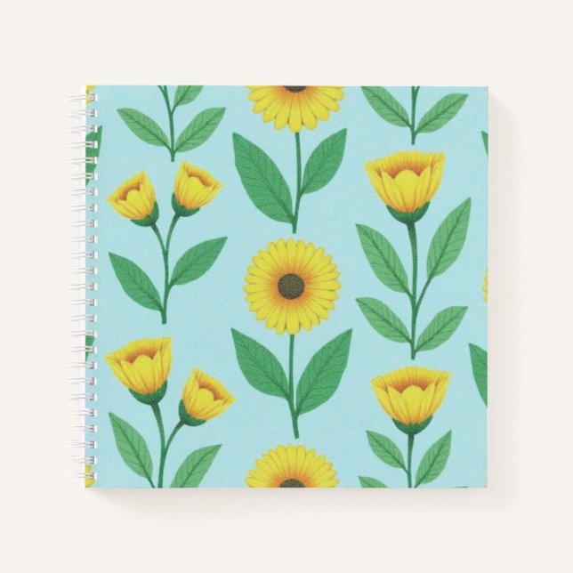 Cuaderno Fantasía Alegre Flor  (Anverso)
