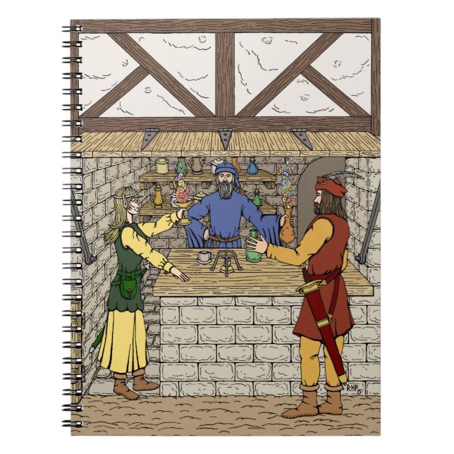 Cuaderno Fantasía Apothecary Shop (Frente)