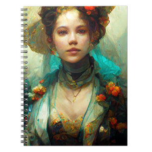 Cuaderno Fantasía de Ciencia Ficción Rococo Future